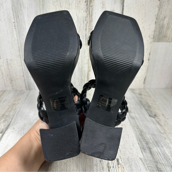 New Anne Klein  Alexander Braided  Platform Block Heel Sandal #918 - Picture 12 of 13
